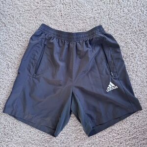 Adidas Men's Charcoal Athletic Shorts